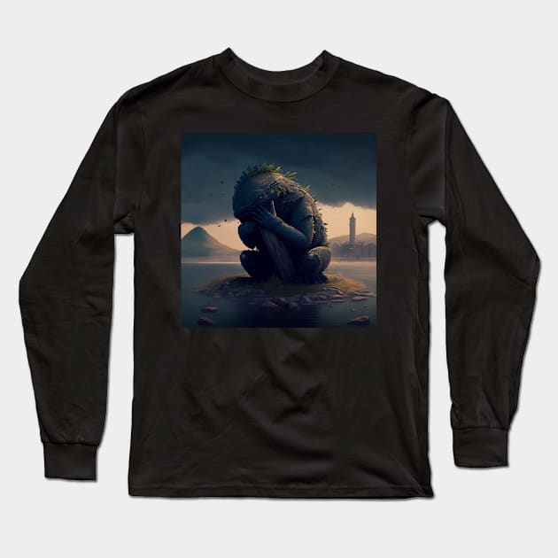 The Saddest Kaiju Long Sleeve T-Shirt by PDTees